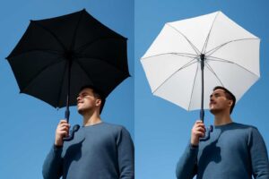 メンズ日傘は黒と白どっちが正解?UV対策と見た目を両立させるなら