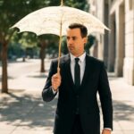 スーツ姿で日傘は本当におかしい？その理由と対策を徹底解説