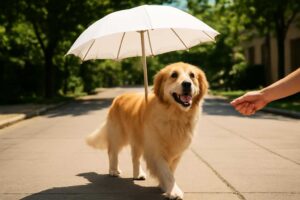 犬の散歩で日傘を使うべき理由|熱中症予防の効果を徹底解説