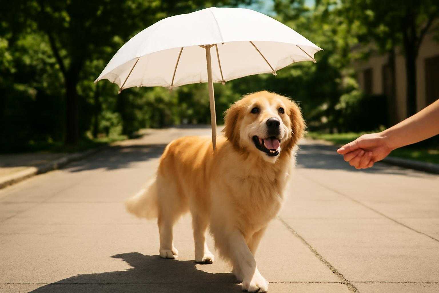 犬の散歩で日傘を使うべき理由|熱中症予防の効果を徹底解説
