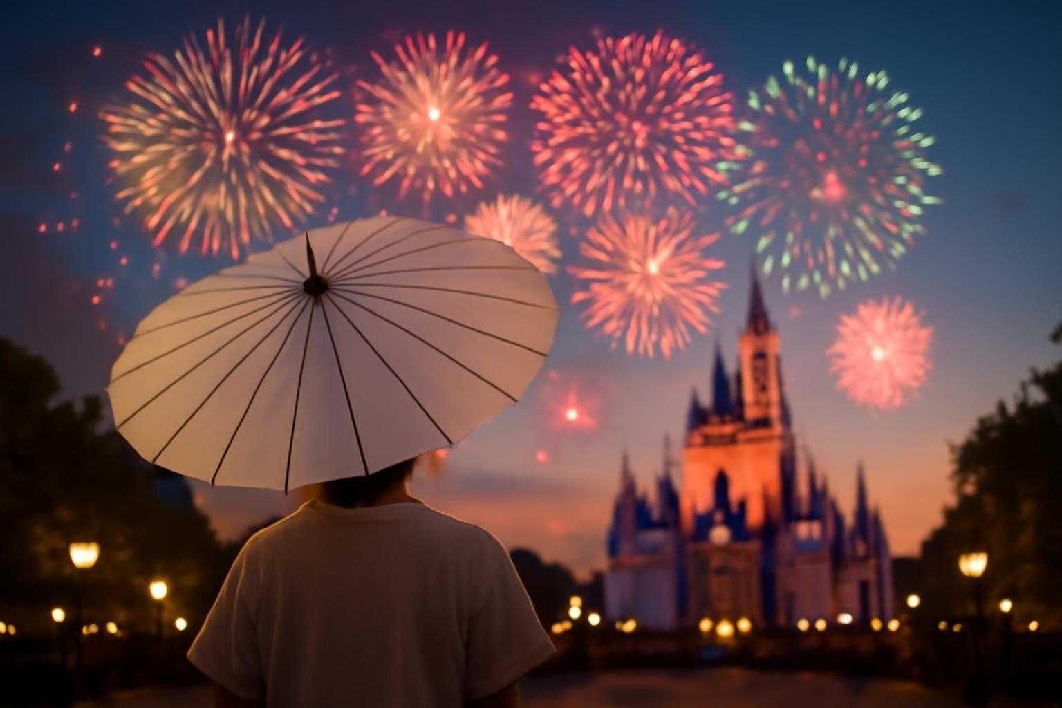 ディズニー園内の日傘が邪魔にならない対策5選|快適な鑑賞方法