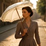 日傘のフリルが恥ずかしいと感じる理由と、おしゃれに使うコツ