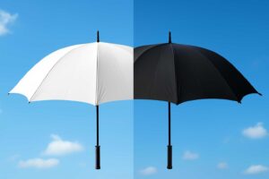 日傘は外側が白と黒どっちが効果的?紫外線対策の真実