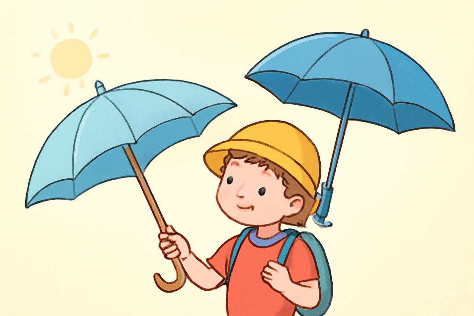 子供の日傘は手開きとワンタッチ、どっちが安全？選び方と失敗しないチェックポイント