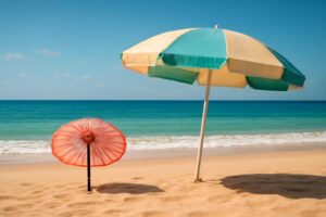 海水浴の日傘とビーチパラソルの違いは？安全性や使いやすさ、選び方を徹底比較